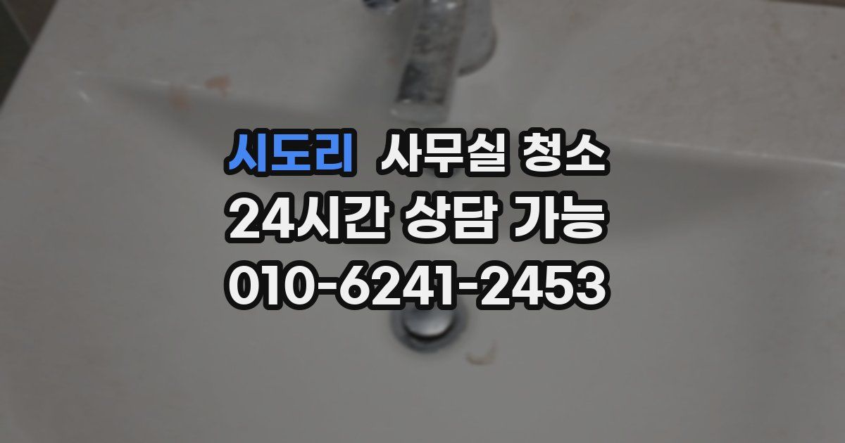 시도리 사무실 청소