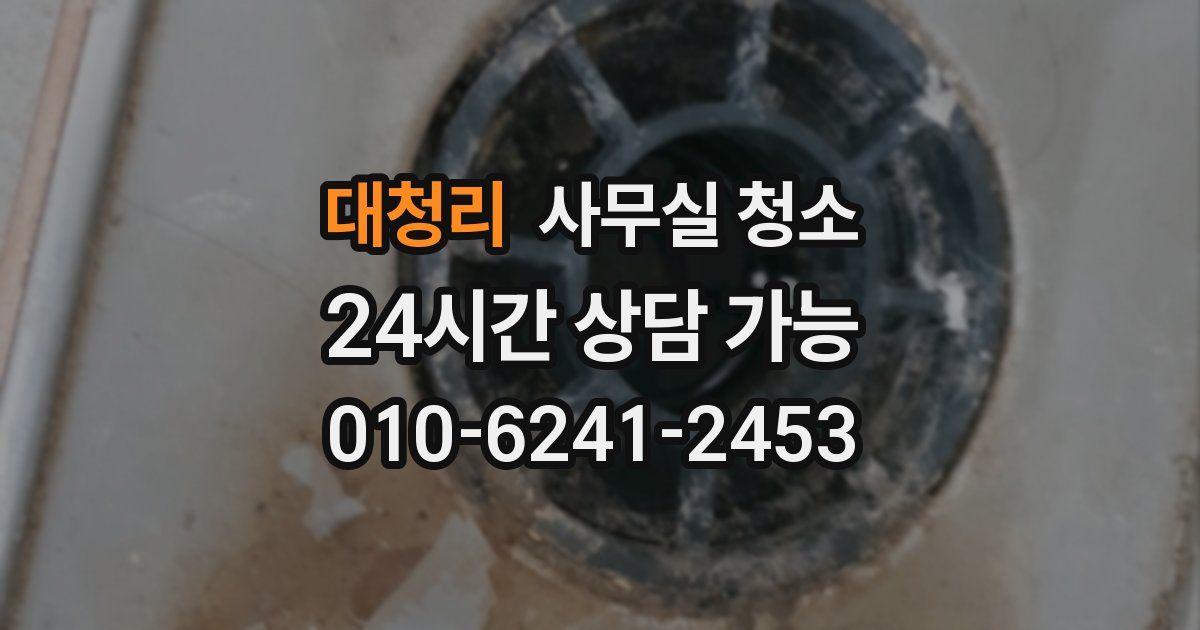 대청리 사무실 청소