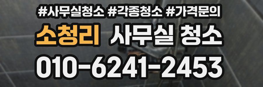 소청리 사무실 청소