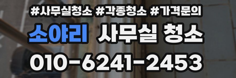 소야리 사무실 청소