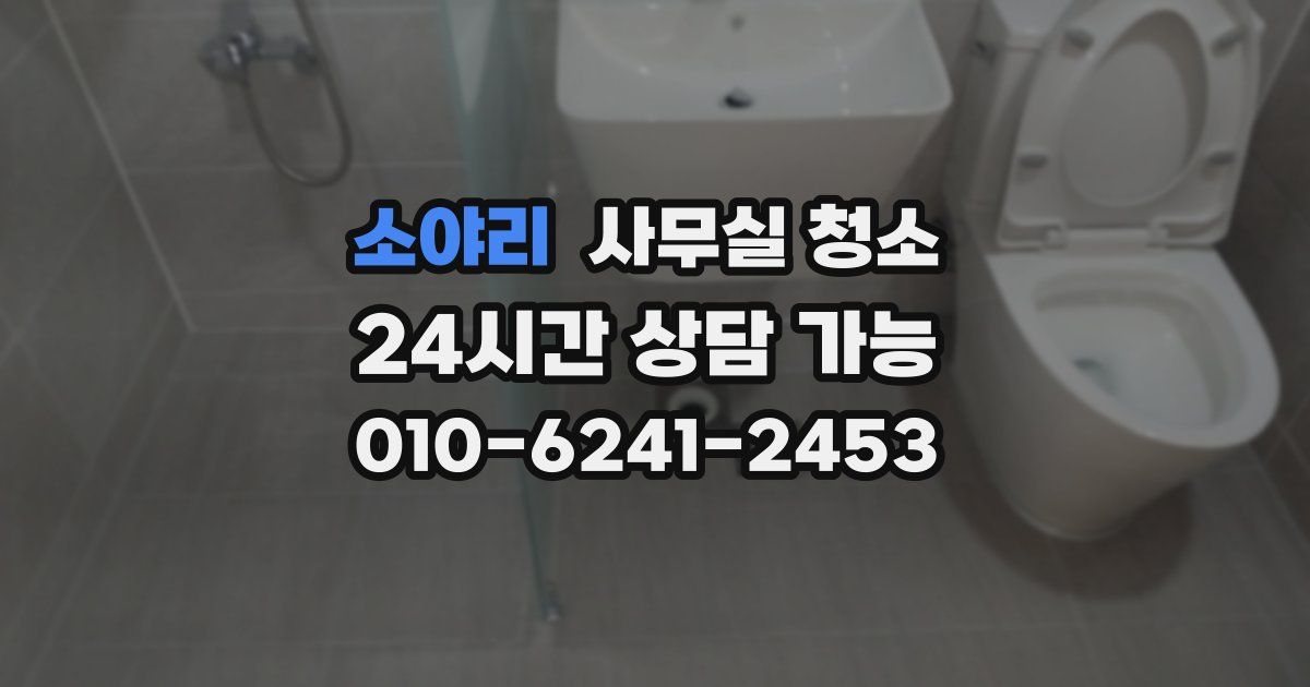 소야리 사무실 청소