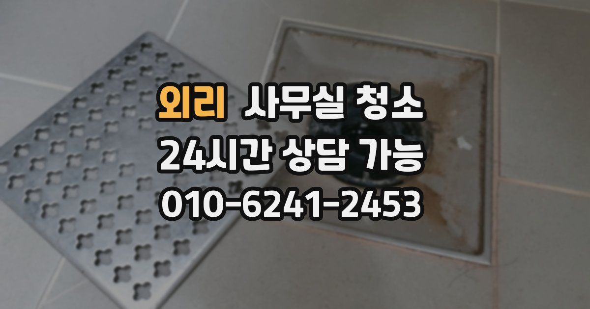 외리 사무실 청소