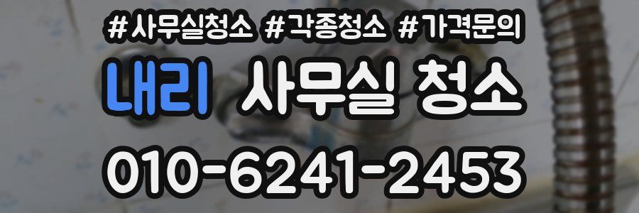 내리 사무실 청소