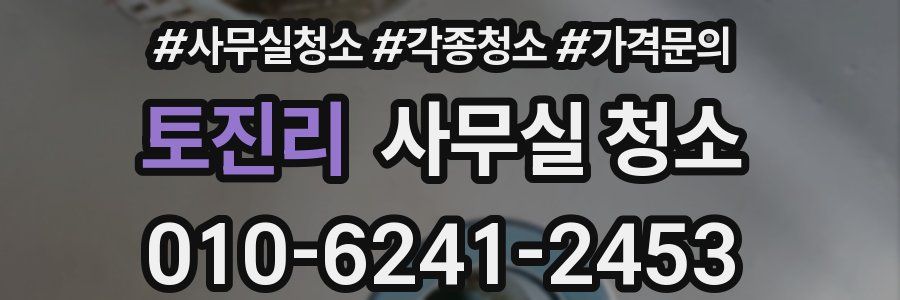토진리 사무실 청소