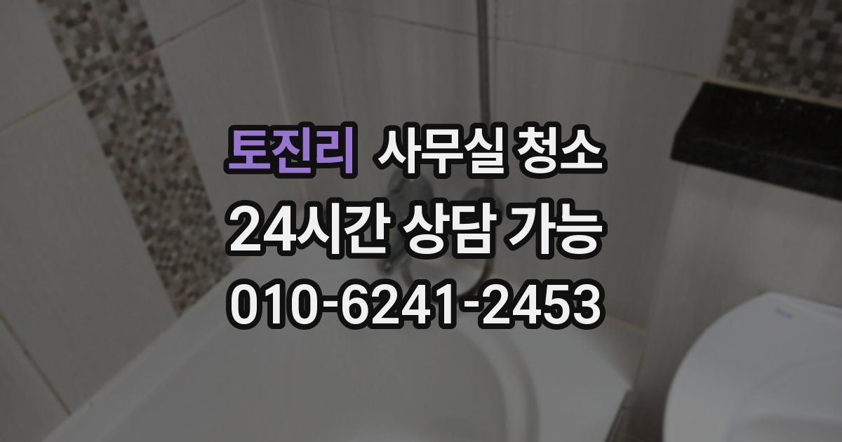 토진리 사무실 청소