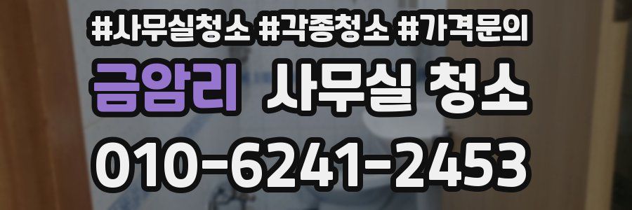 금암리 사무실 청소