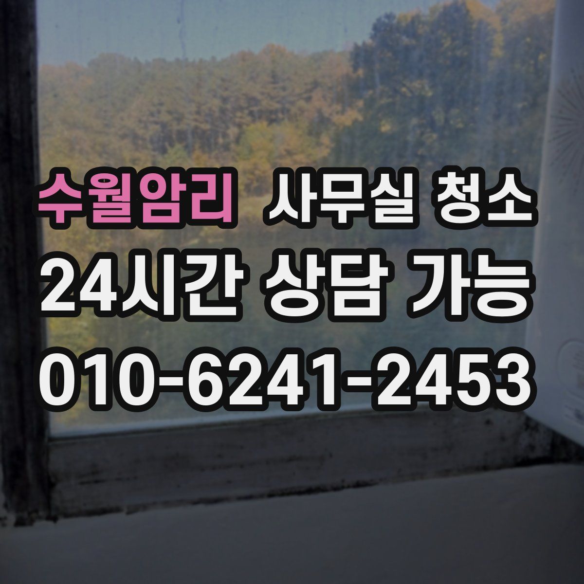 수월암리 사무실 청소