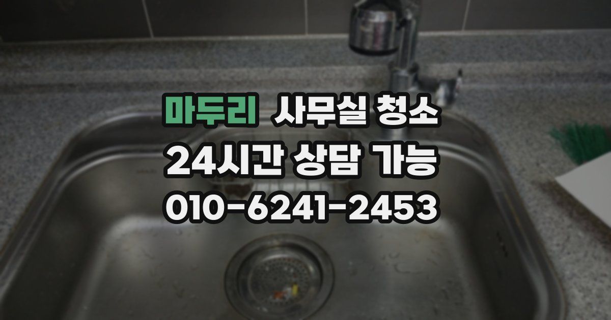 마두리 사무실 청소