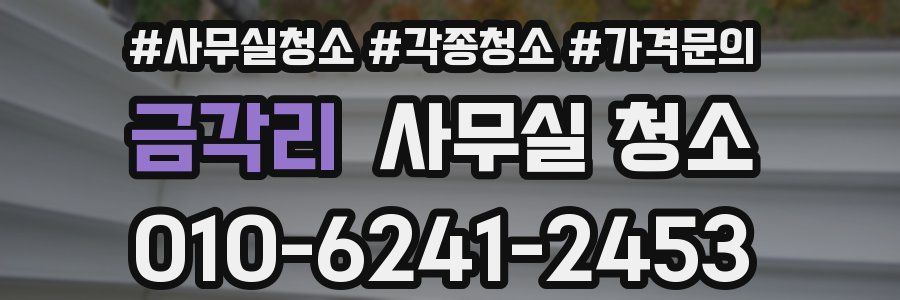 금각리 사무실 청소