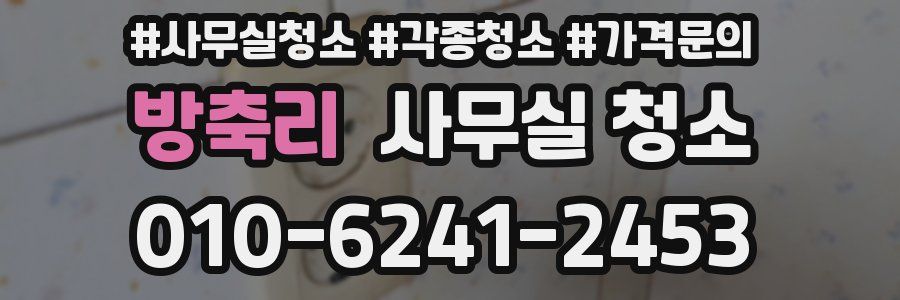 방축리 사무실 청소