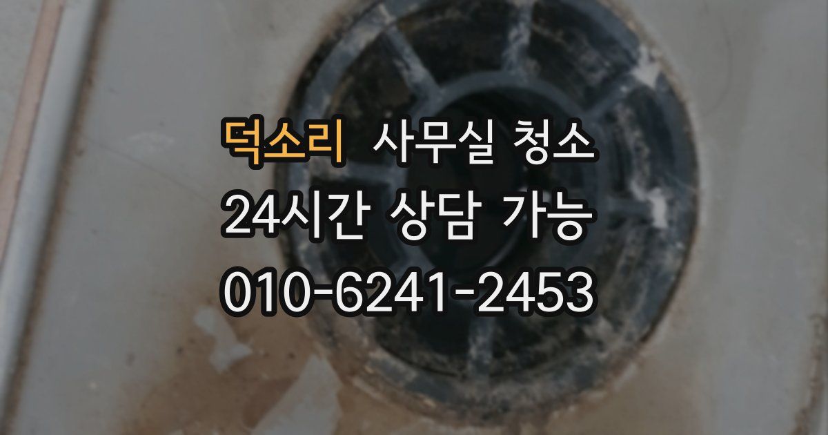 덕소리 사무실 청소