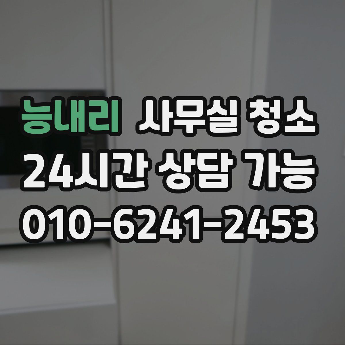 능내리 사무실 청소
