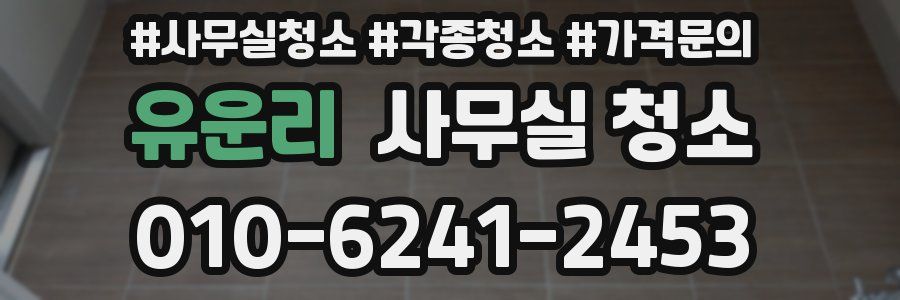 유운리 사무실 청소