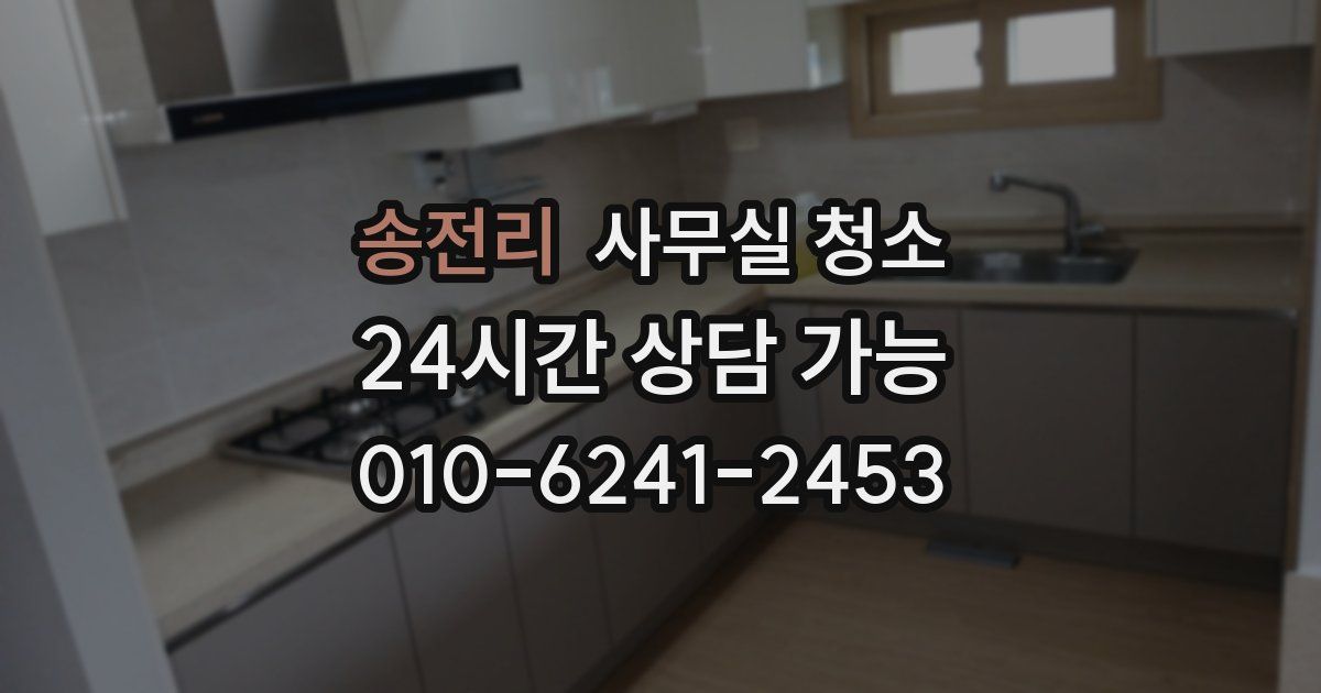 송전리 사무실 청소
