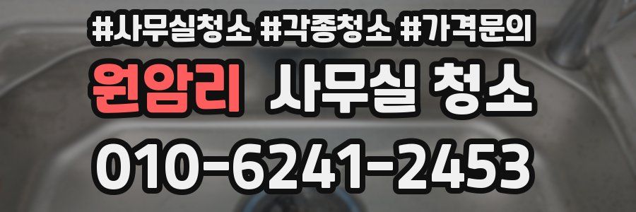 원암리 사무실 청소