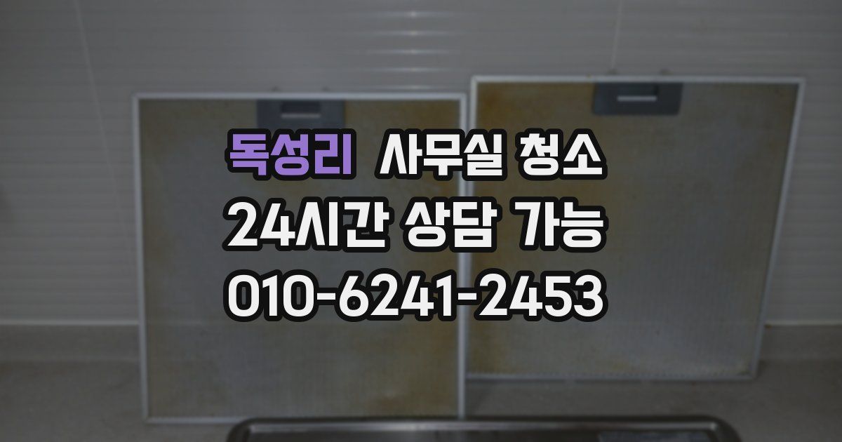 독성리 사무실 청소