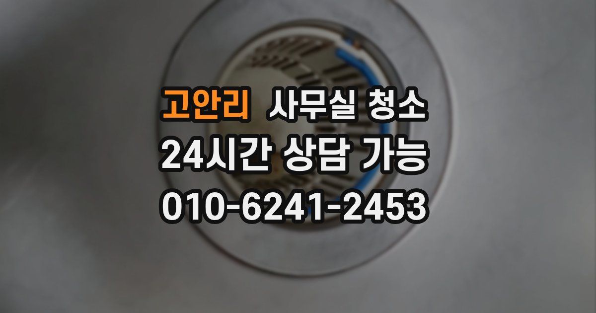 고안리 사무실 청소