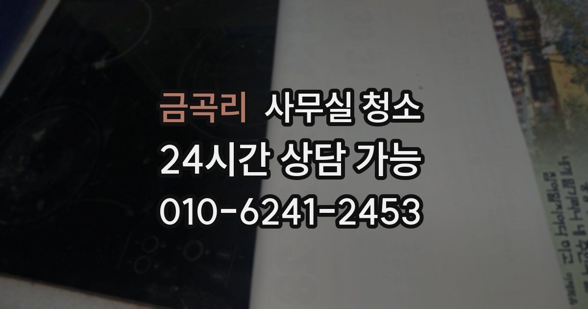 금곡리 사무실 청소