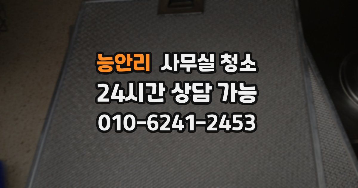 능안리 사무실 청소