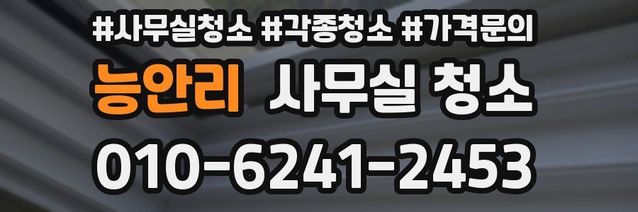 능안리 사무실 청소