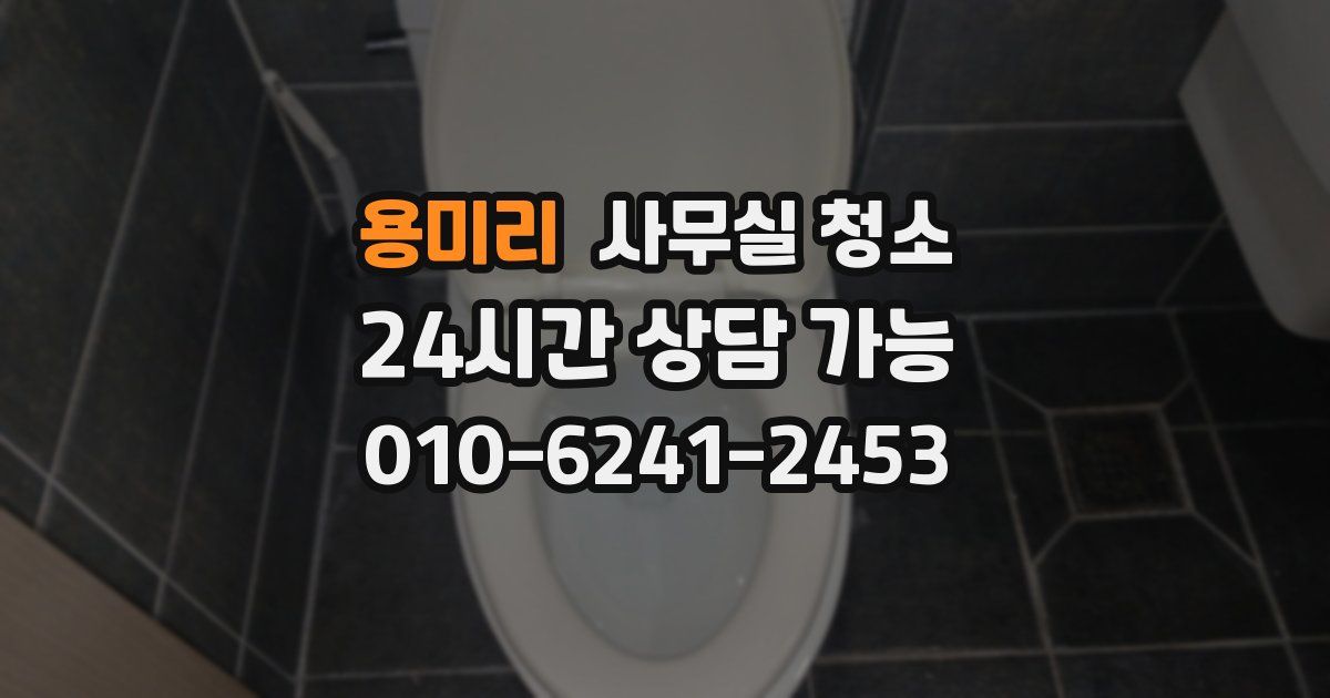 용미리 사무실 청소