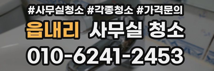 읍내리 사무실 청소