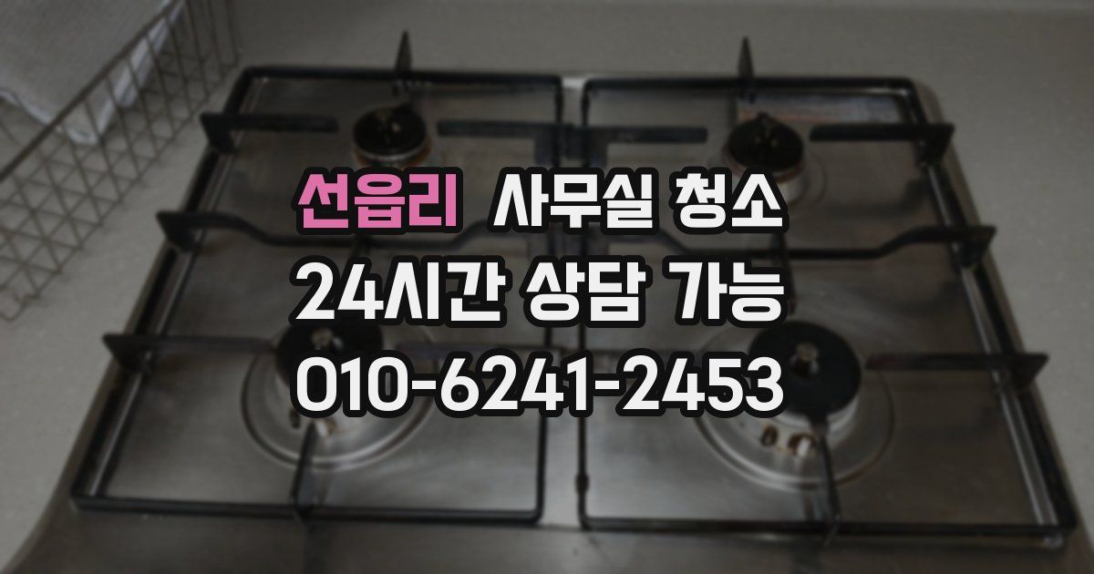 선읍리 사무실 청소