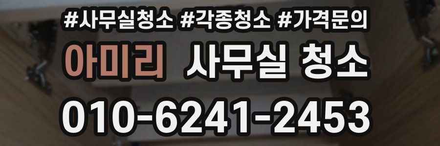 아미리 사무실 청소