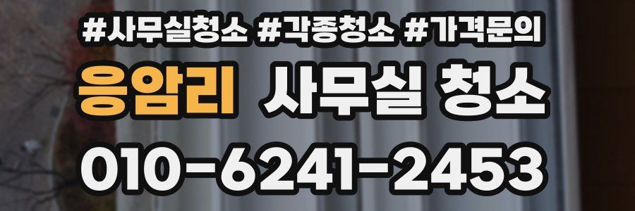 응암리 사무실 청소