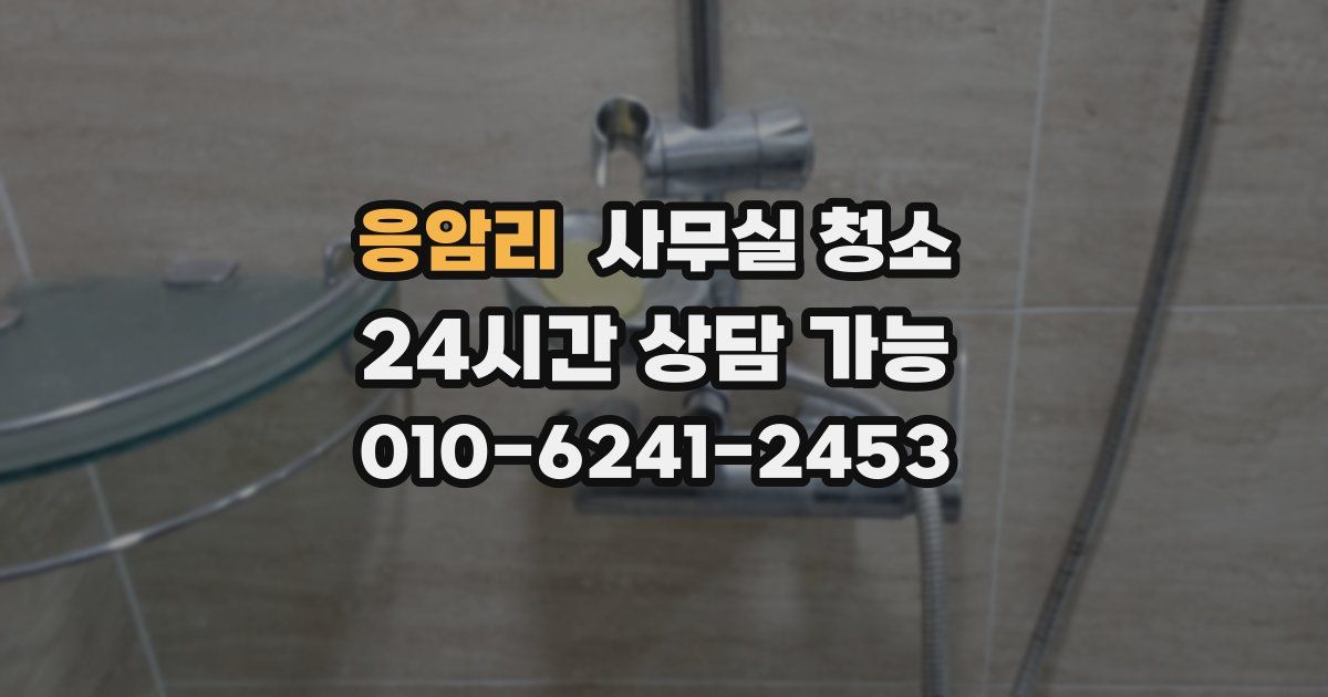 응암리 사무실 청소