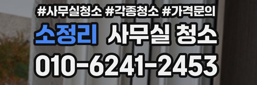 소정리 사무실 청소