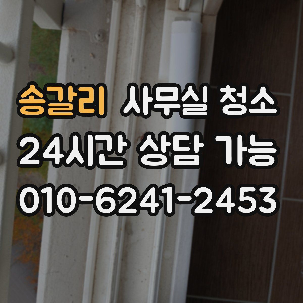 송갈리 사무실 청소