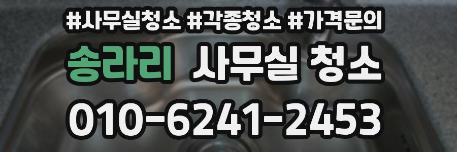송라리 사무실 청소
