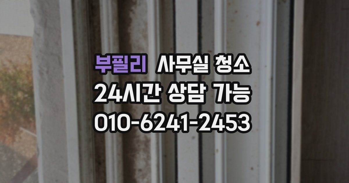 부필리 사무실 청소