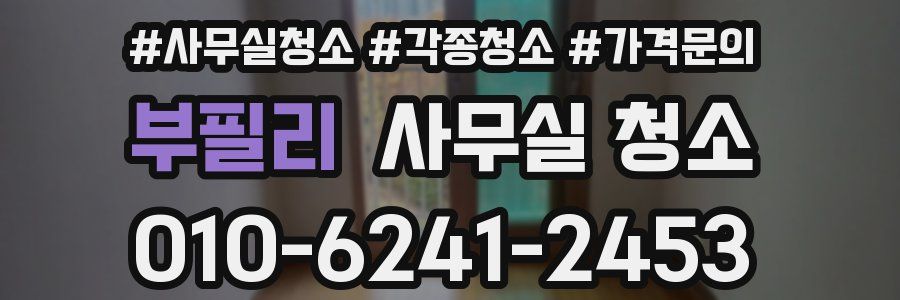 부필리 사무실 청소