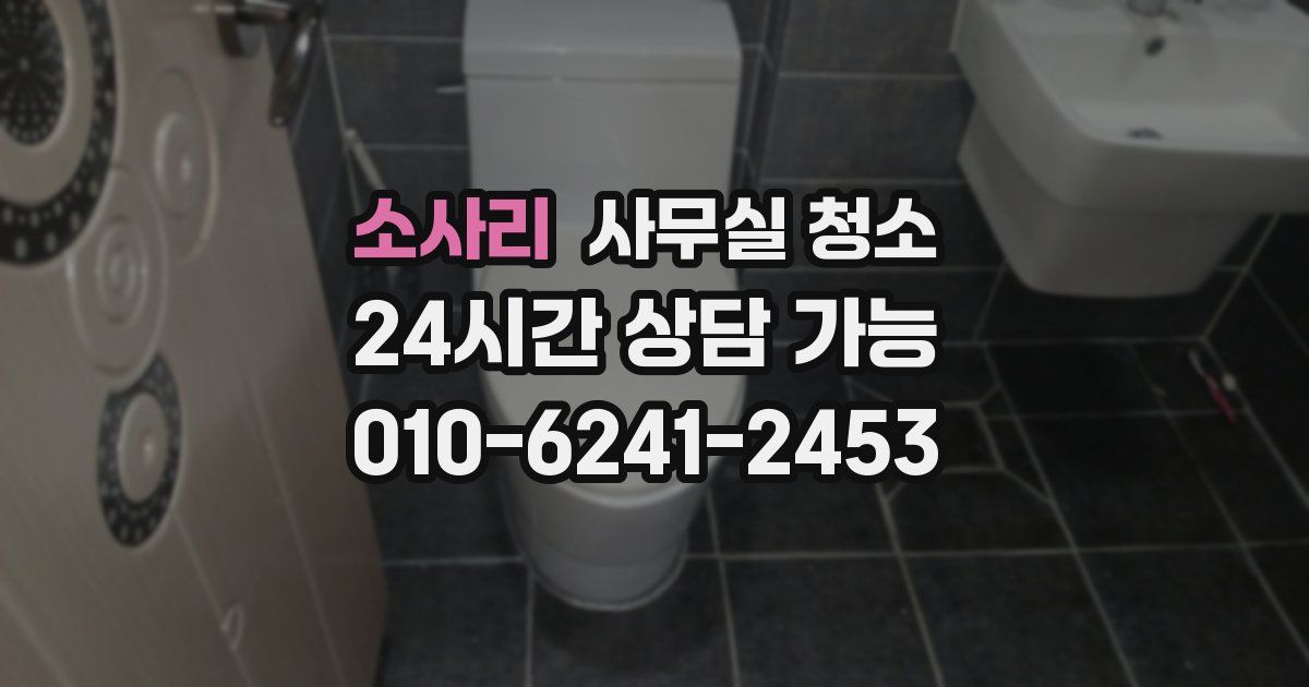 소사리 사무실 청소