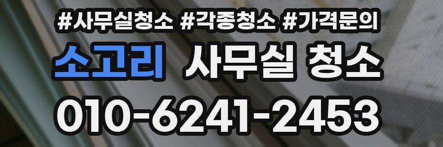 소고리 사무실 청소