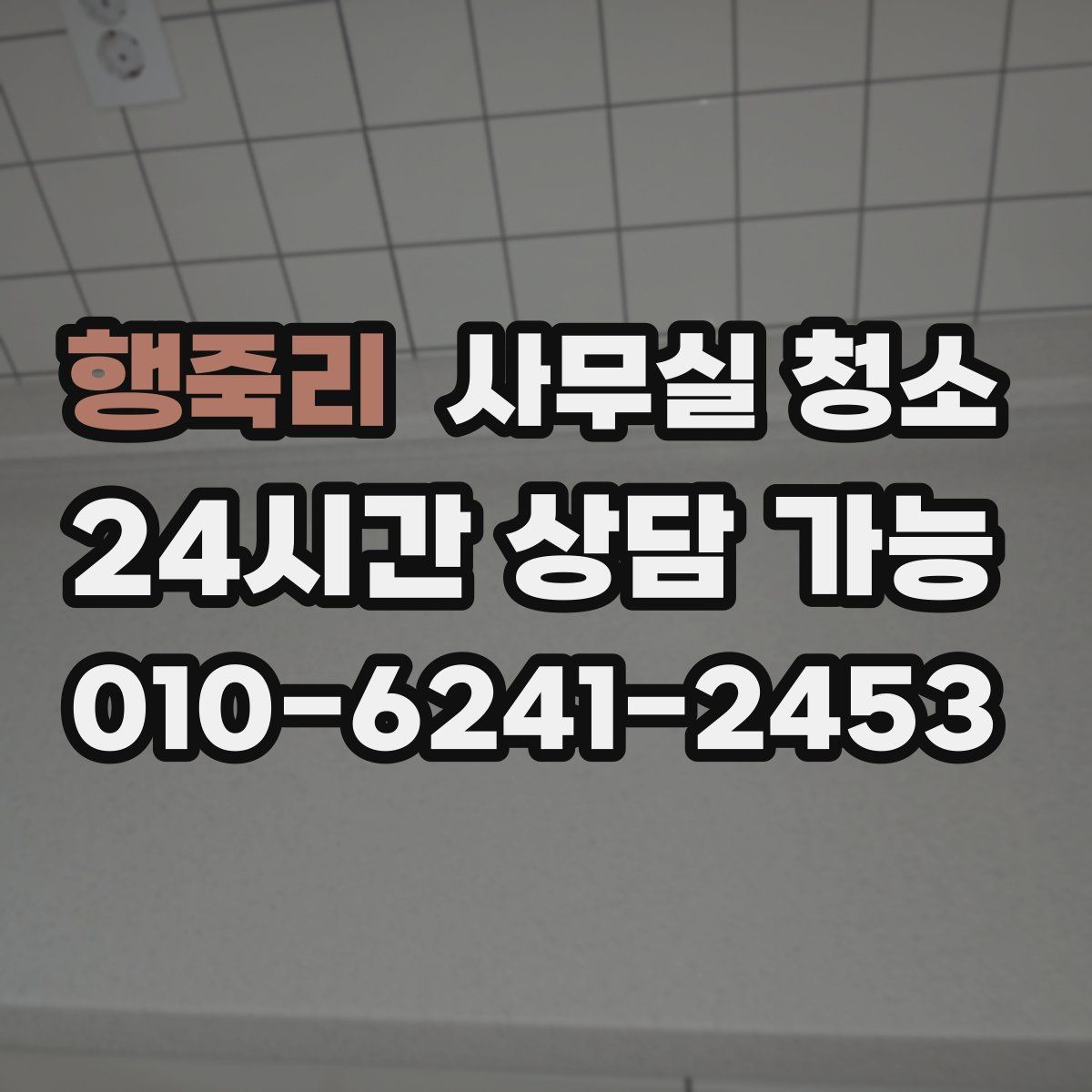 행죽리 사무실 청소