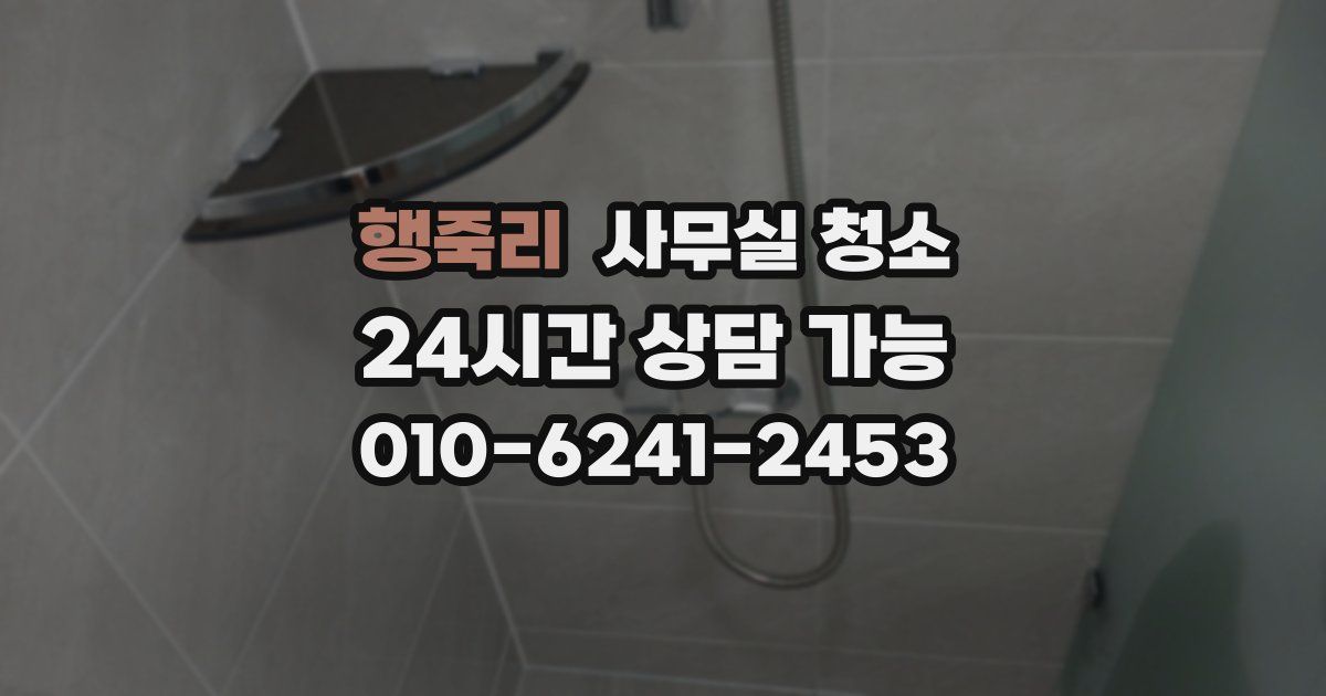 행죽리 사무실 청소