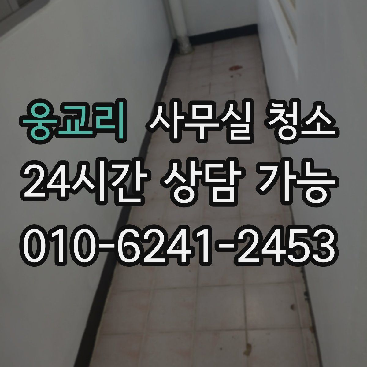 웅교리 사무실 청소