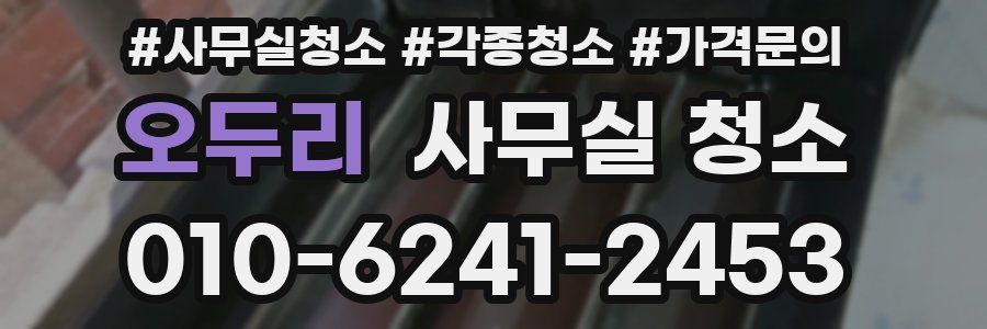 오두리 사무실 청소