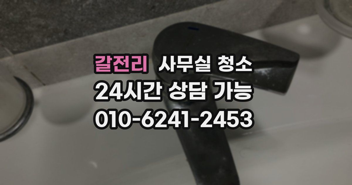 갈전리 사무실 청소