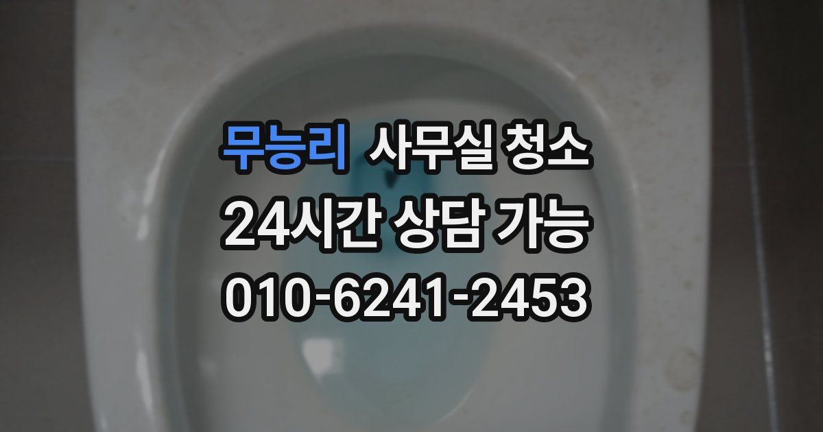 무능리 사무실 청소