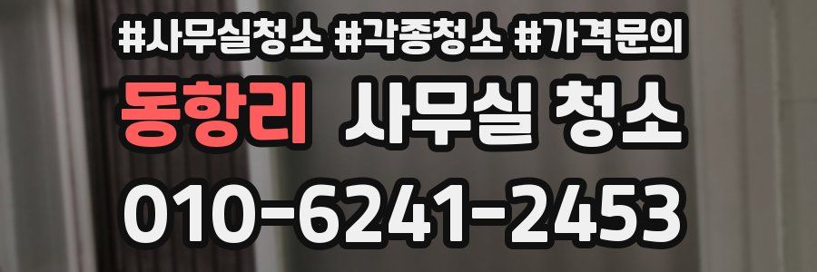 동항리 사무실 청소