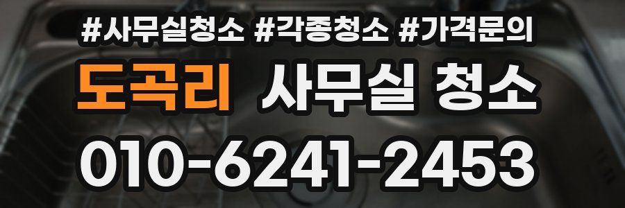 도곡리 사무실 청소
