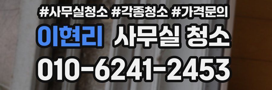 이현리 사무실 청소