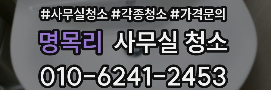 명목리 사무실 청소