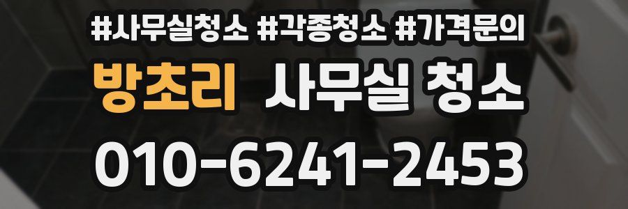 방초리 사무실 청소