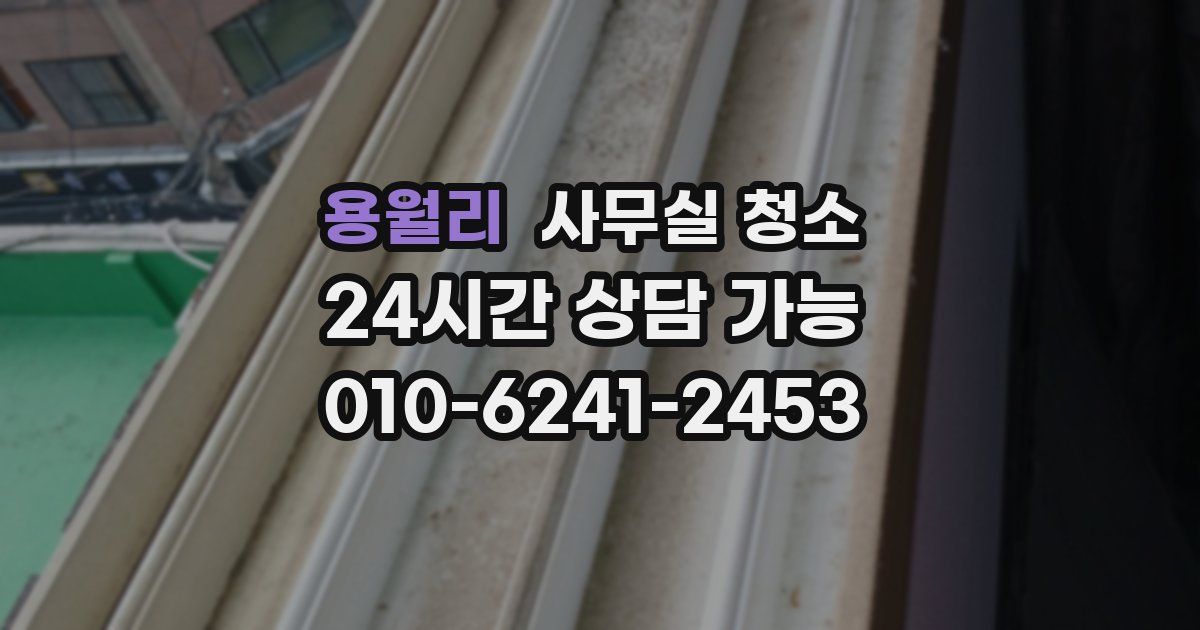 용월리 사무실 청소