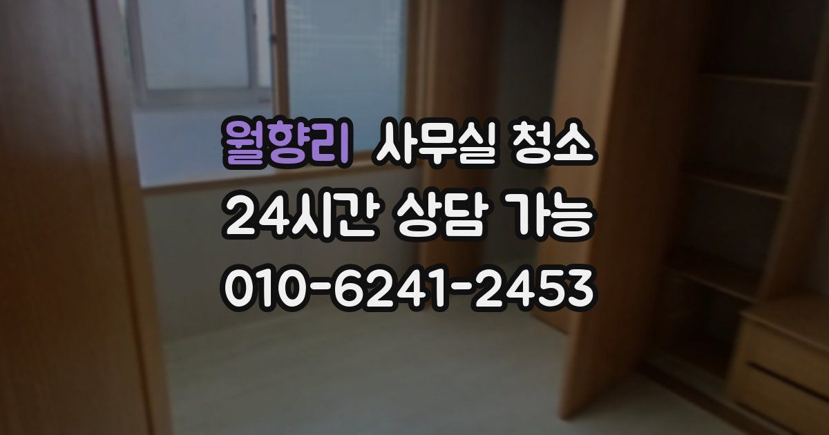 월향리 사무실 청소